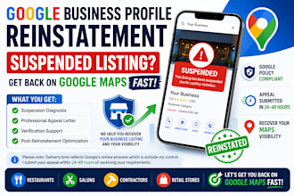 reinstate your suspended google business profile