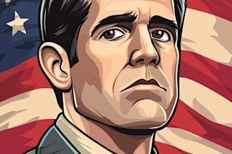 make an political cartoon art