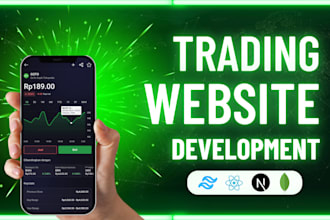 develop a full trading website