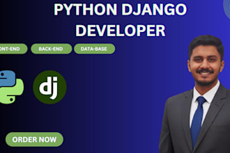 build professional and custom websites in django python