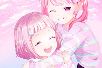 draw anime art for you