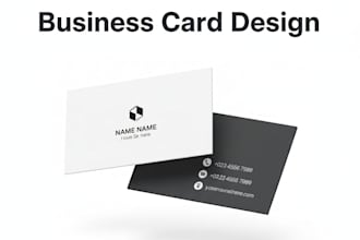 design a professional business card for your brand