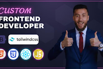 be your expert frontend developer to build custom web pages