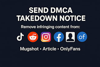 send dmca takedown notice to remove copyright defamation content google