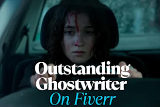 ghostwrite or rewrite your outstanding thriller story