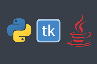 build gui applications in python with tkinter or java