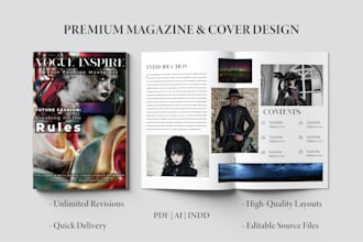 do captivating magazine design