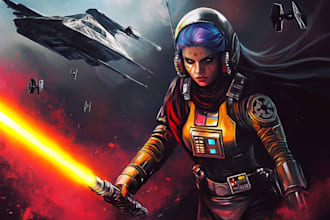 draw you as a star wars universe character