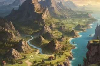make an amazing world or regional custom fantasy map