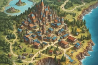 create maps for your fantasy game, book and projects