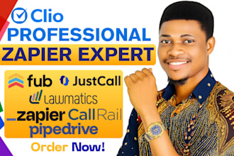 do zapier integration justcall lawmatics callrail pipedrive make follow up boss