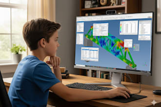 do fea simulation, cae modeling, and structural analysis
