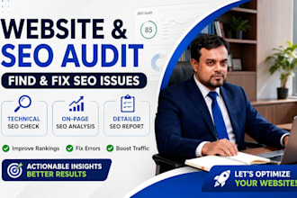 do a professional website and SEO audit with fixes