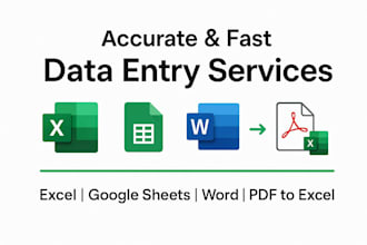 provide fast and reliable data entry services