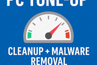 speed up your windows 10 or 11 PC with cleanup and malware removal