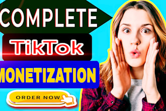 do complete tik tok monetization organically in creator reward program account