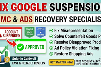 fix merchant center suspension and google ads policy violations