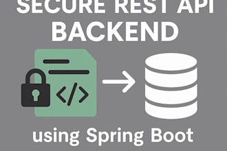 develop secure rest API backend using spring boot