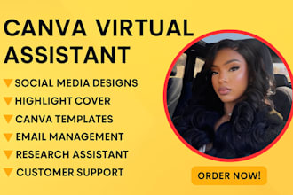 be instagram carousel canva virtual assistant email management admin assistant