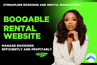 create booqable rental website, online booking website, redesign booqable  SEO