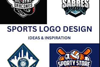 design a professional sports logo and team branding