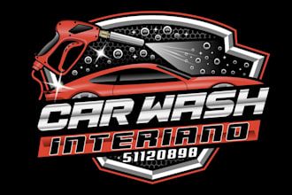 design a modern, creative automobile or car wash logo