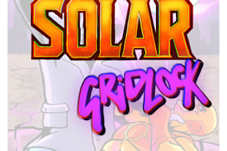draw custom comic book covers, comic posters, comic fan arts