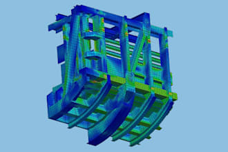 fea simulation in ansys and hyperworks and expertise in linear non linear fea