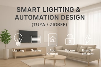 design your smart home lighting and automation system with tuya zigbee