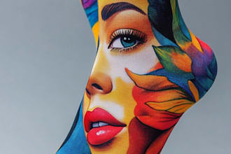 create a unique socks design