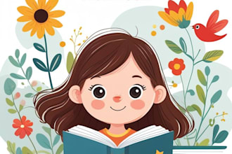 do children book illustrations and kids story book