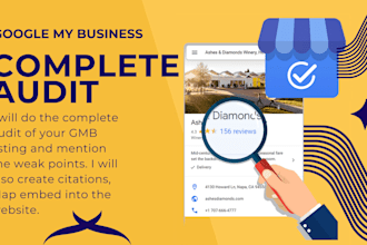 create a complete gmb audit and local SEO report