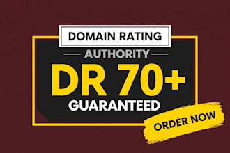 increase domain rating with high quality SEO backlinks