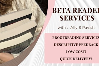 beta read your fiction novel