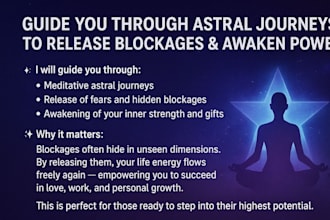 l guide through astral journeys release blockages awaken power