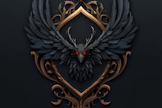 design a custom dnd, fantasy, sci fi, rpg animated game logo