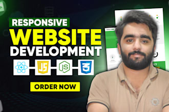 develop a responsive website using reactjs