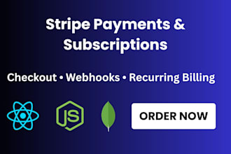 integrate stripe payments and subscriptions in your web app