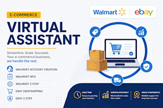 be your VA for walmart and ebay seller
