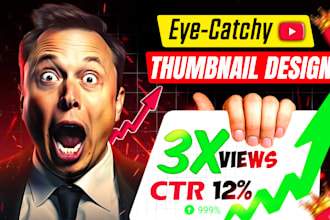 design catchy youtube thumbnails