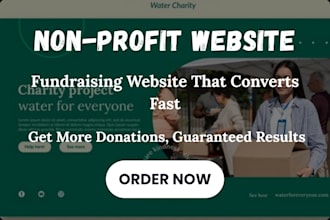 design nonprofit site, charity site that inspire donation and drives fundraising