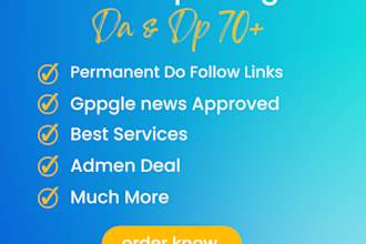 publish guest posts on high authority sites with backlinks
