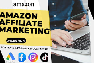 promote amazon affiliate website, amazon affiliate marketing and promotion ads