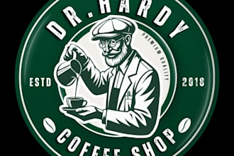 design a stunning vintage badge logo