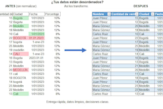 limpiar y organizar tus bases de datos en excel
