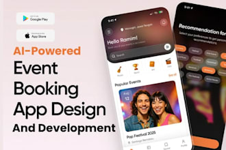 develop ai powered event booking app ticket booking app hotel booking app
