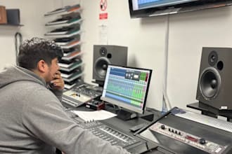 be your male rock pop singer with studio quality vocals