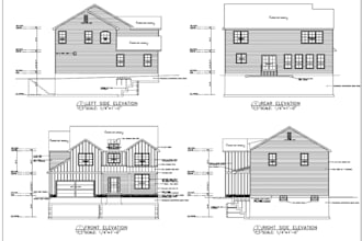 do 2d house floor plan elevation electrical plan plumbing permit drawing stamp