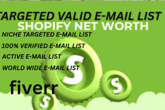 provide niche targeted email list, b2b for email marketing