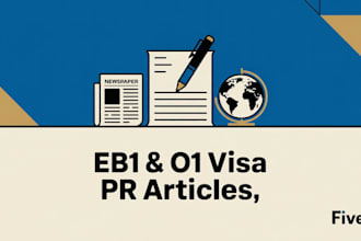 write professional eb1 niw media coverage articles for your green card petition